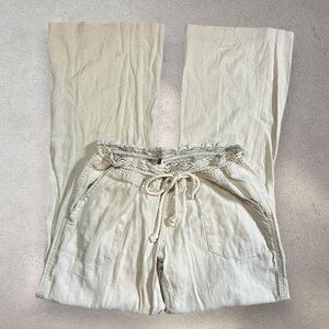 ROXY CREAM WHITE TROUSERS